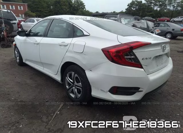 19XFC2F67HE218366 фото 4