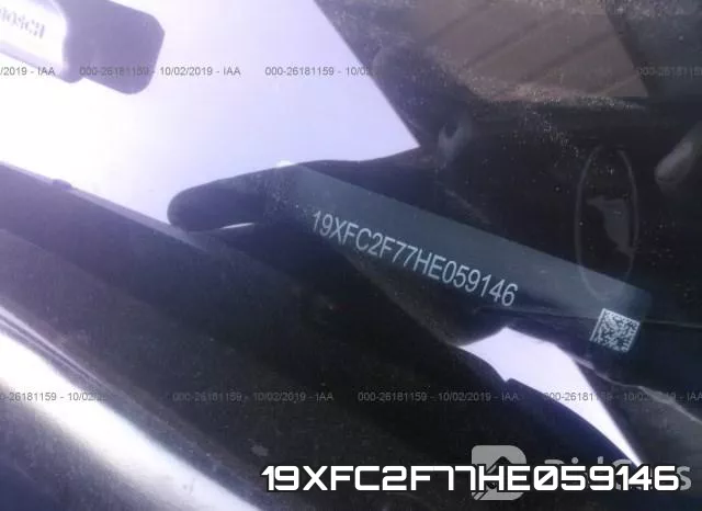 19XFC2F77HE059146 фото 10