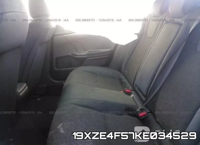 19XZE4F57KE034529 фото 8