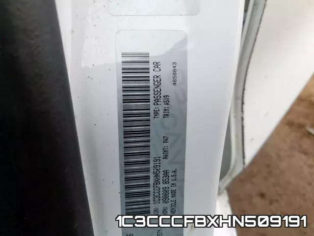 1C3CCCFBXHN509191 фото 2
