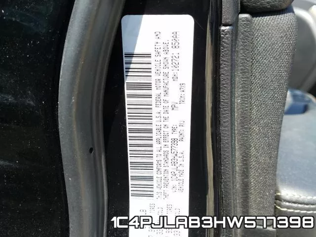 1C4PJLAB3HW577398 фото 2
