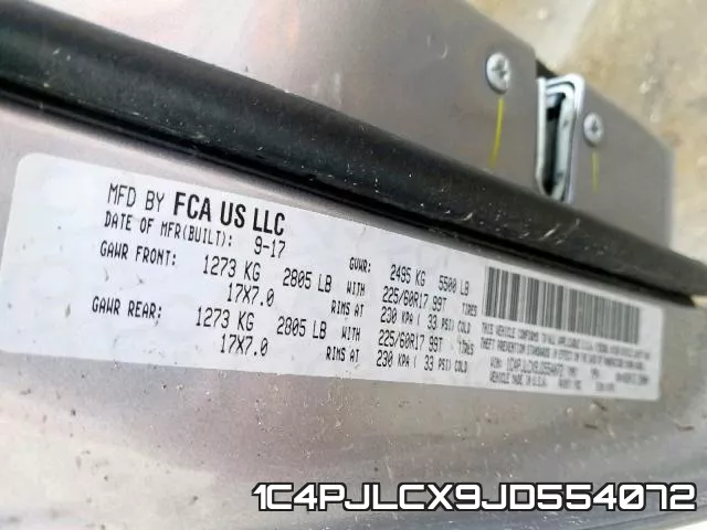 1C4PJLCX9JD554072 фото 2
