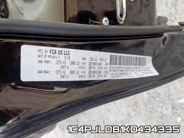 1C4PJLDB1KD434335 фото 2