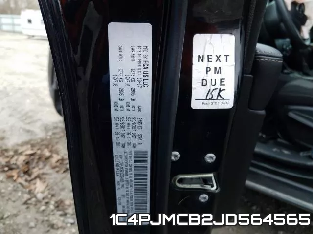 1C4PJMCB2JD564565 фото 2