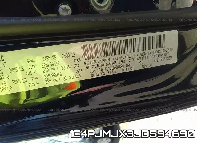 1C4PJMJX3JD594690 фото 10