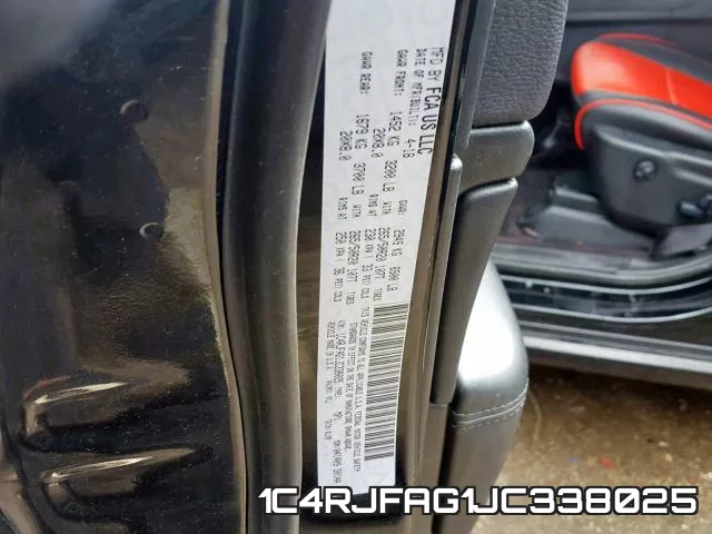 1C4RJFAG1JC338025 фото 2