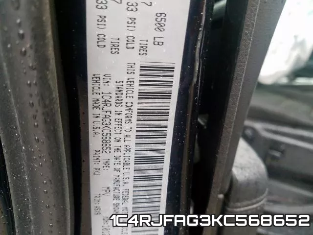 1C4RJFAG3KC568652 фото 2
