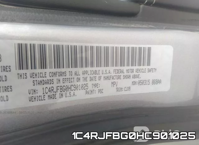 1C4RJFBG0HC901025 фото 10