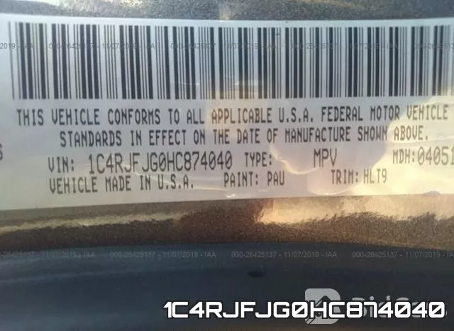 1C4RJFJG0HC874040 фото 9