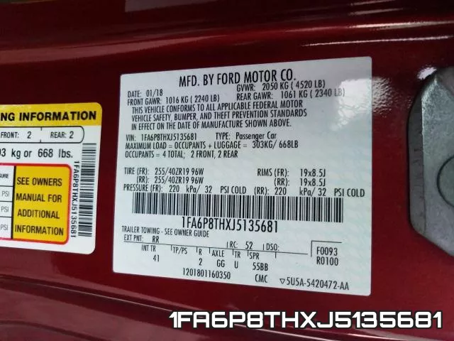 1FA6P8THXJ5135681 фото 2