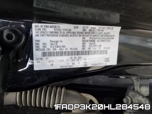 1FADP3K20HL284548 фото 2