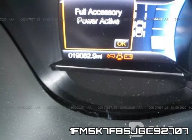 1FM5K7F85JGC92707 фото 8