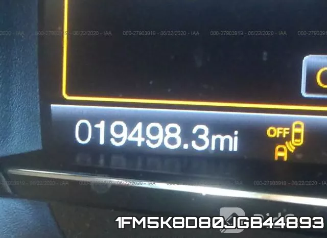 1FM5K8D80JGB44893 фото 8