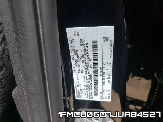 1FMCU0GD7JUA84527 фото 2