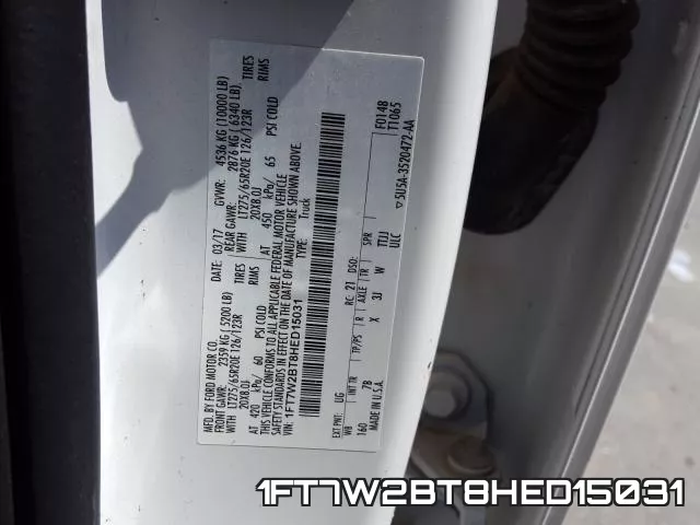 1FT7W2BT8HED15031 фото 2