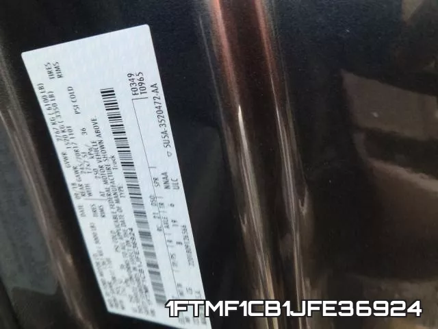 1FTMF1CB1JFE36924 фото 2