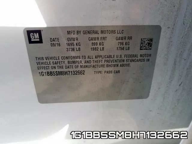 1G1BB5SM8H7132662 фото 2