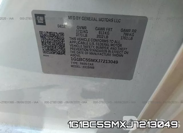1G1BC5SMXJ7213049 фото 10