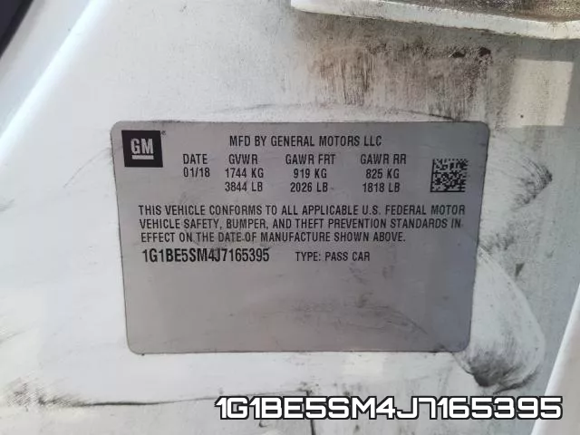 1G1BE5SM4J7165395 фото 2