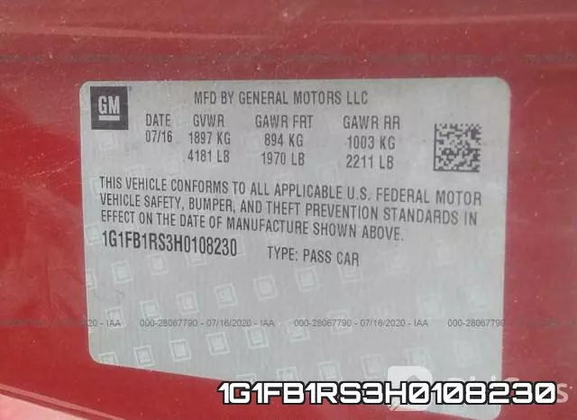 1G1FB1RS3H0108230 фото 10