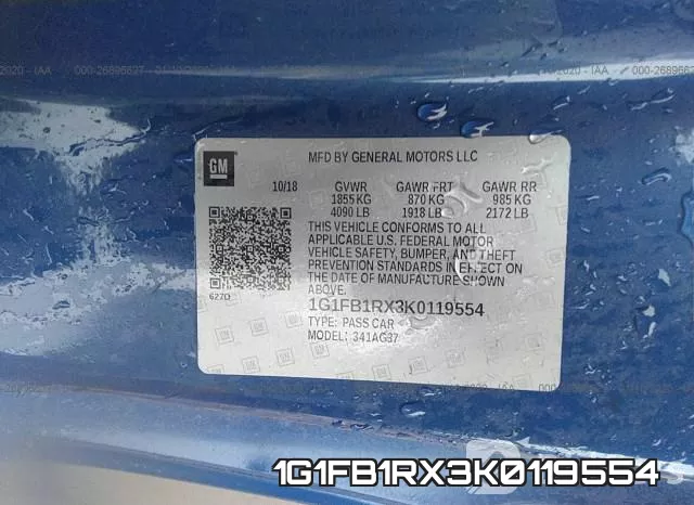 1G1FB1RX3K0119554 фото 10