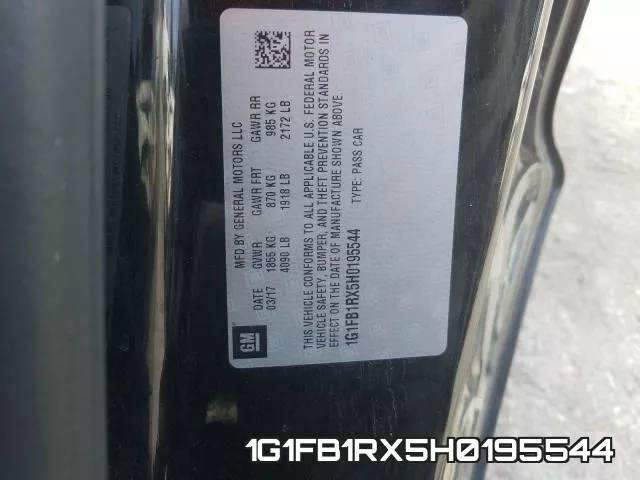 1G1FB1RX5H0195544 фото 2