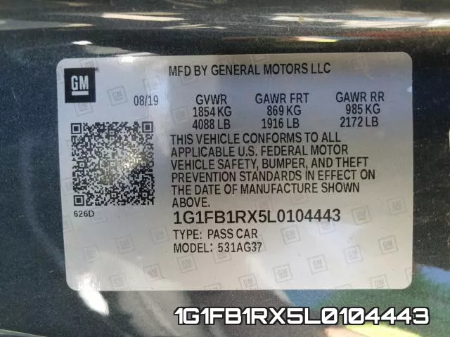 1G1FB1RX5L0104443 фото 2