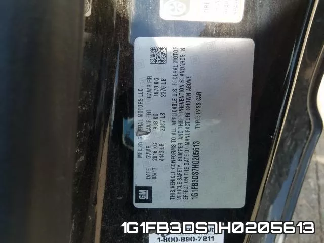 1G1FB3DS7H0205613 фото 2