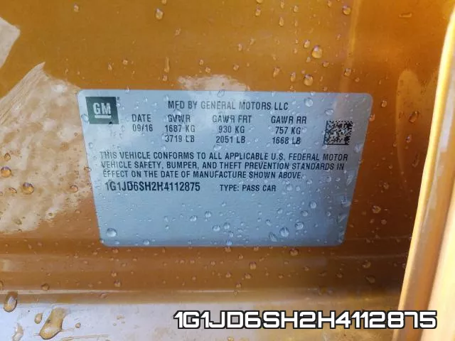 1G1JD6SH2H4112875 фото 2