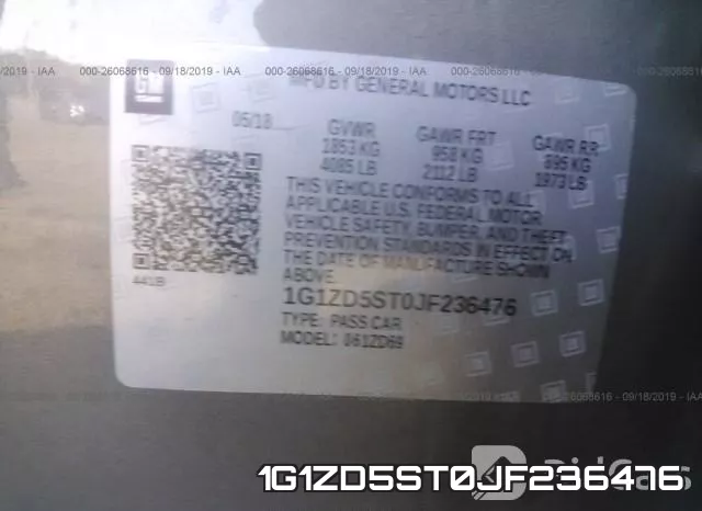 1G1ZD5ST0JF236476 фото 10