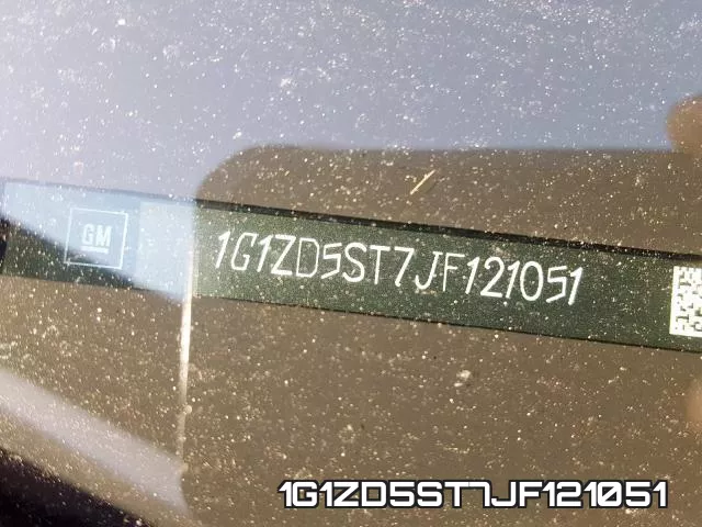 1G1ZD5ST7JF121051 фото 2