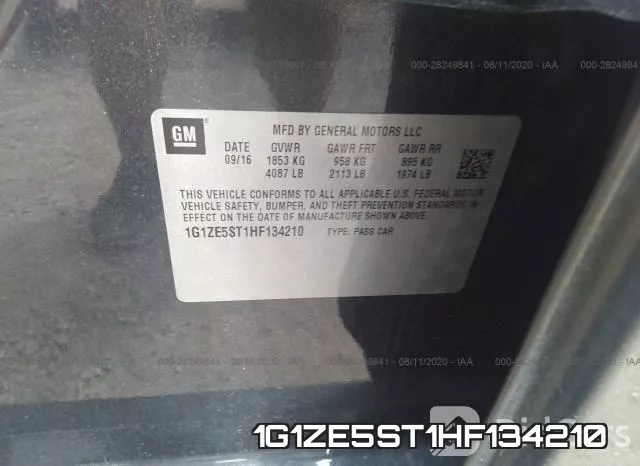 1G1ZE5ST1HF134210 фото 10