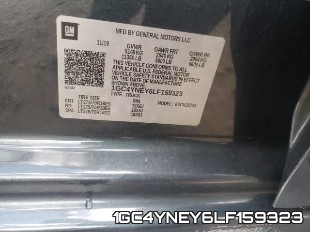 1GC4YNEY6LF159323 фото 2
