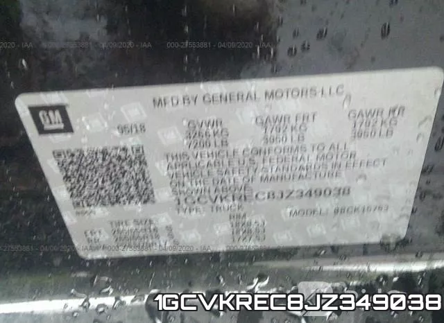 1GCVKREC8JZ349038 фото 10