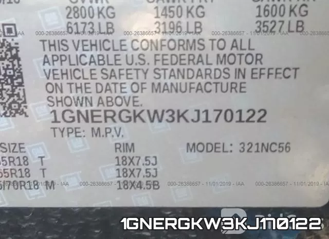 1GNERGKW3KJ170122 фото 10