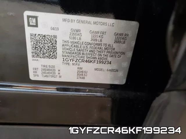1GYFZCR46KF199234 фото 2