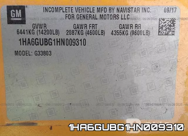 1HA6GUBG1HN009310 фото 10