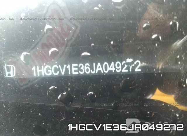 1HGCV1E36JA049272 фото 10