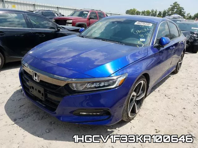 1HGCV1F33KA100646 фото 3