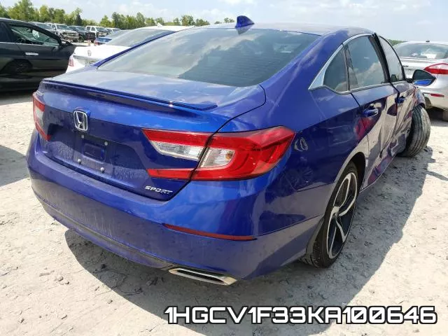 1HGCV1F33KA100646 фото 5
