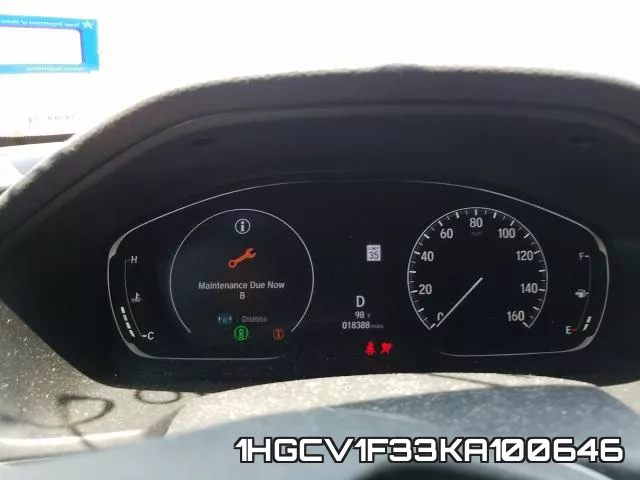 1HGCV1F33KA100646 фото 9
