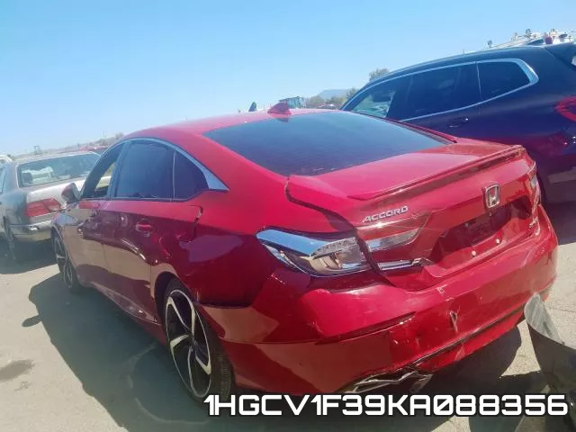 1HGCV1F39KA088356 фото 4