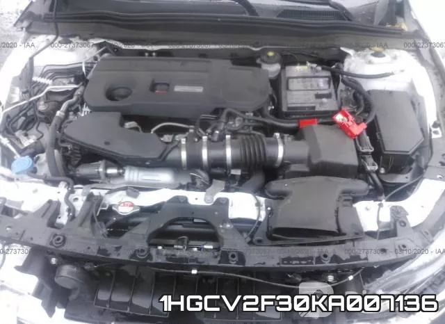1HGCV2F30KA007136 фото 2