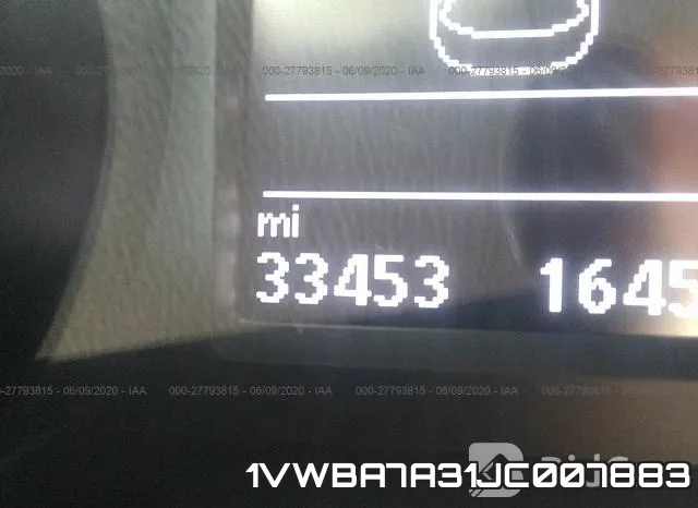 1VWBA7A31JC007883 фото 8