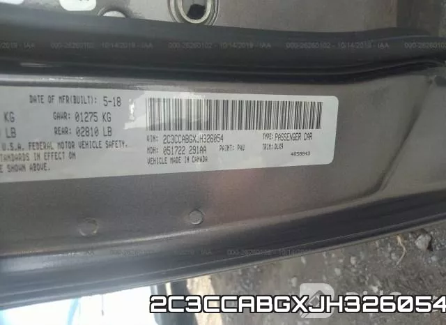 2C3CCABGXJH326054 фото 10