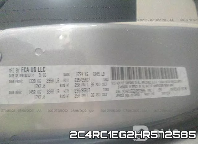 2C4RC1EG2HR572585 фото 10