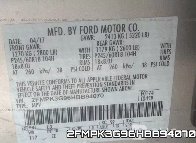 2FMPK3G96HBB94070 фото 10