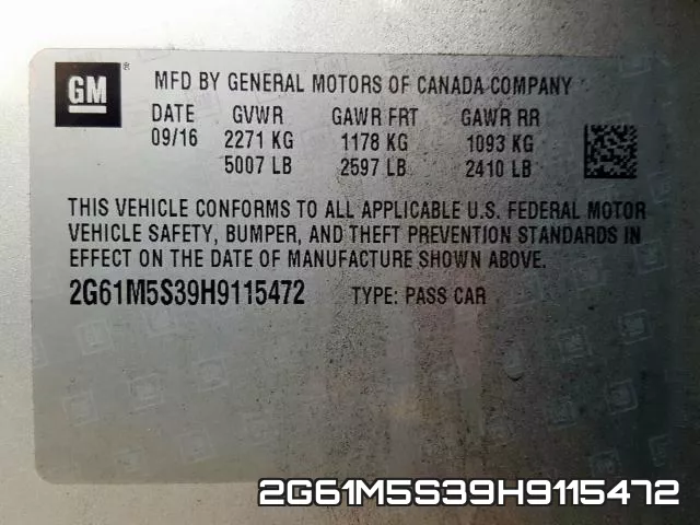 2G61M5S39H9115472 фото 2