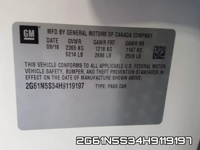 2G61N5S34H9119197 фото 2