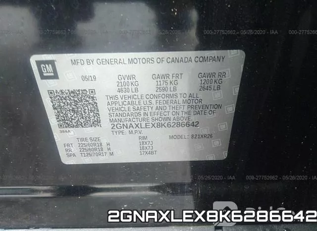 2GNAXLEX8K6286642 фото 10